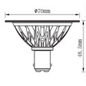 Tekna Ar70 B15D 8-10V 7W 2700K 400Lm 40° With Dimmable Driver On 230V LED bulb