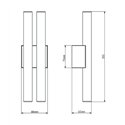 Tekna ARTON Phare Double Small Wall lamp