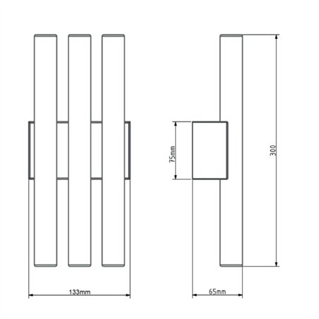 Tekna ARTON Phare Triple Small Wall lamp