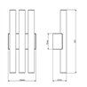 Tekna ARTON Phare Triple Small Wandlampe