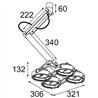 Modular Nomad Adjustable 4x LED AR111 Deckenlampe