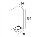 Delta Light MONO II DOWN-UP LED Wall lamp