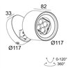 Delta Light FRAX S HONEYCOMB Stehlampe / Wandlampe