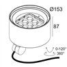 Delta Light FRAX MB Stehlampe / Wandlampe