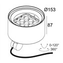 Delta Light Frax Mb Pole wall lamp