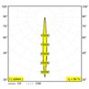 Delta Light FRAX MB POLE HONEYCOMB Wandlampe