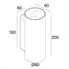 Delta Light NOCTA RD80 DOWN-UP SP Wandlampe