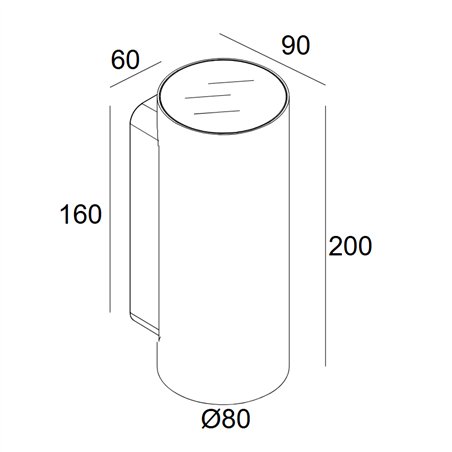 Delta Light Nocta Rd80 Down-Up Wfl wall lamp
