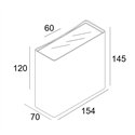 Delta Light Nocta Sq155 Sp wall lamp