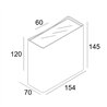 Delta Light NOCTA SQ155 SP Wandlampe
