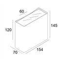Delta Light Nocta Sq155 Wfl wall lamp