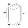 Delta Light NOCTA SQ85 SP Wandlampe