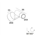 Delta Light Spix S 24V wall lamp