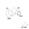Delta Light SPIX S 24V Wandlampe