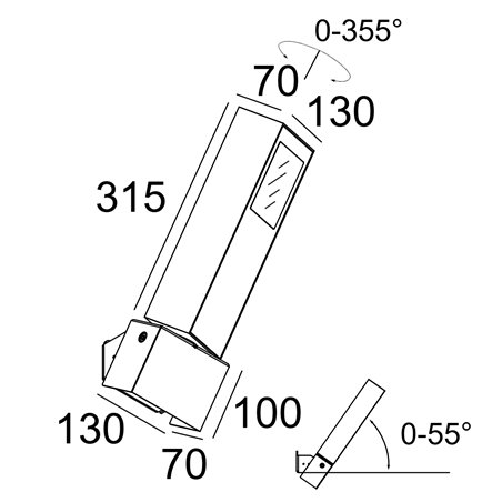 Delta Light Polesano W wall lamp