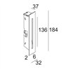 Delta Light INLET S HW Wandlampe