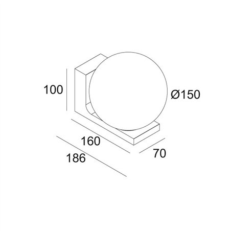 Delta Light OONO W S Wall lamp