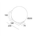 Delta Light OONO W M Wall lamp