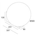 Delta Light OONO W L Wall lamp