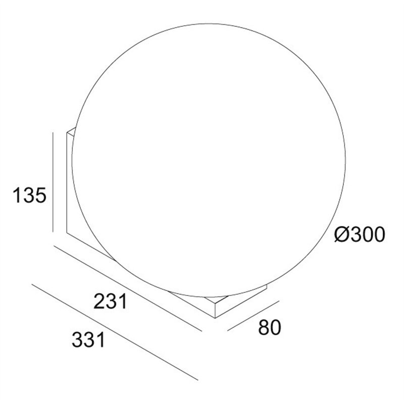 Delta Light OONO W L Wandlampe