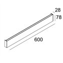 Delta Light Femtoline W Down-Up 600 wall lamp