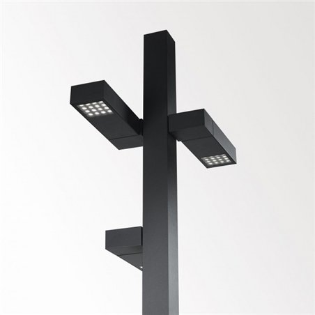 Delta Light POLESANO 4M - 3 ANCHORED Garden lamppost
