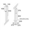Delta Light POLESANO 4M - 3 BASE Bodenlampe