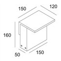 Delta Light OBLIX 15 Garden lamppost