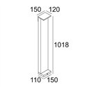 Delta Light OBLIX F 100 Garden lamppost