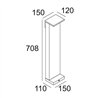 Delta Light OBLIX F 70 Bodenlampe