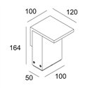 Delta Light OBLIX S 15 Garden lamppost