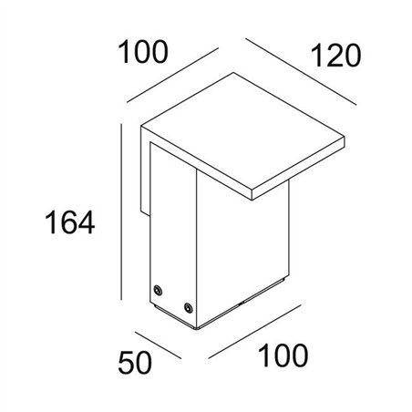 Delta Light OBLIX S 15 Garden lamppost