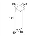 Delta Light OBLIX S 40 Garden lamppost
