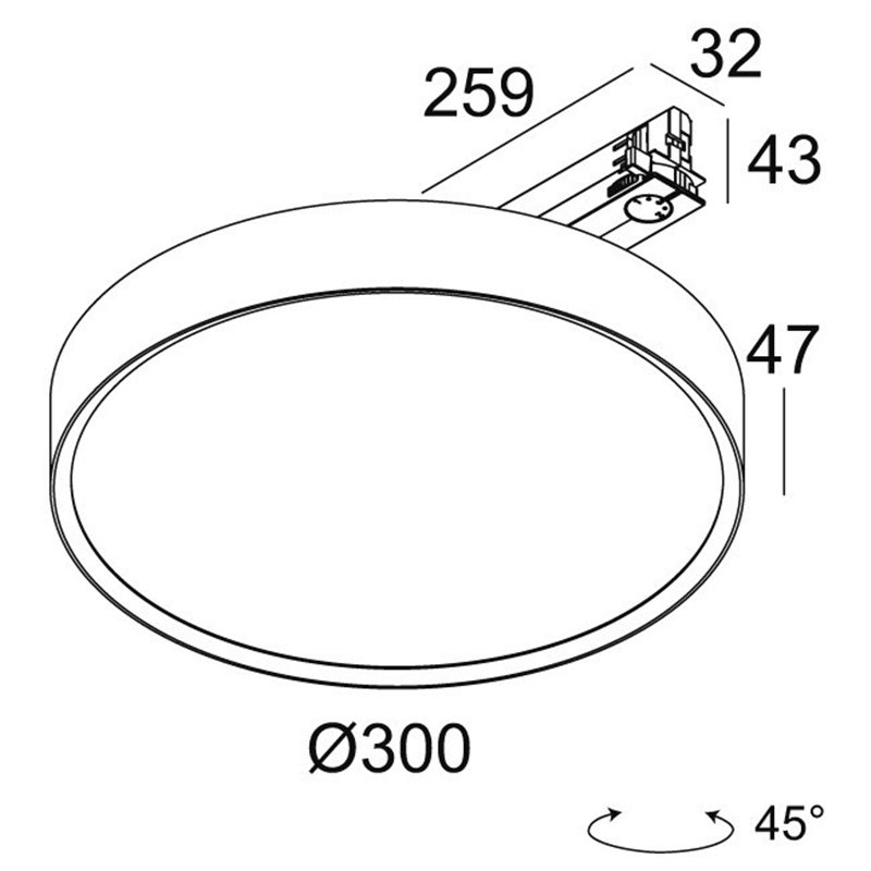 Delta Light MULTINOVA 30 ADM Schienenbeleuchtung