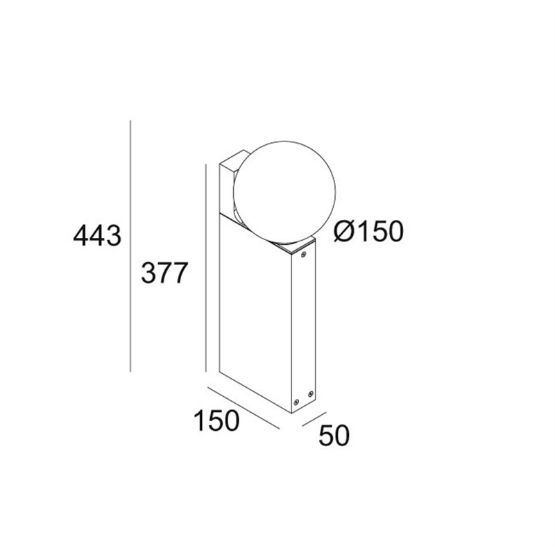 Delta Light OONO P40 DIM8 Pollerleuchte