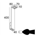 Delta Light Elbo Asymmetric P 60 garden lamp