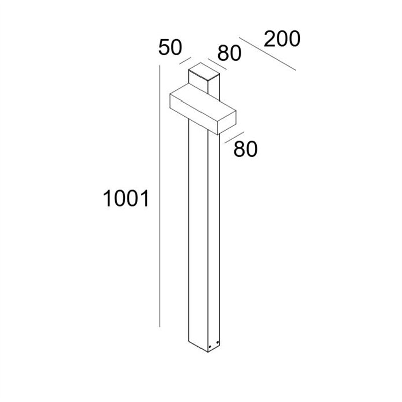 Delta Light POLESANO BOLLARD 100 DIM5 Pollerleuchte