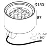 Delta Light FRAX MB POLE 92714 HONEYCOMB DIM5 Pollerleuchte