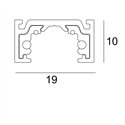 Delta Light SL19 - PROFILE 2m Track lighting fixture