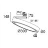 Delta Light SUPER-OH! XS PIVOT 39 ADM DIM8 Schienenbeleuchtung