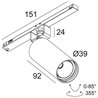 Delta Light Spl14 - Spy 39 DIM5 Schienenbeleuchtung