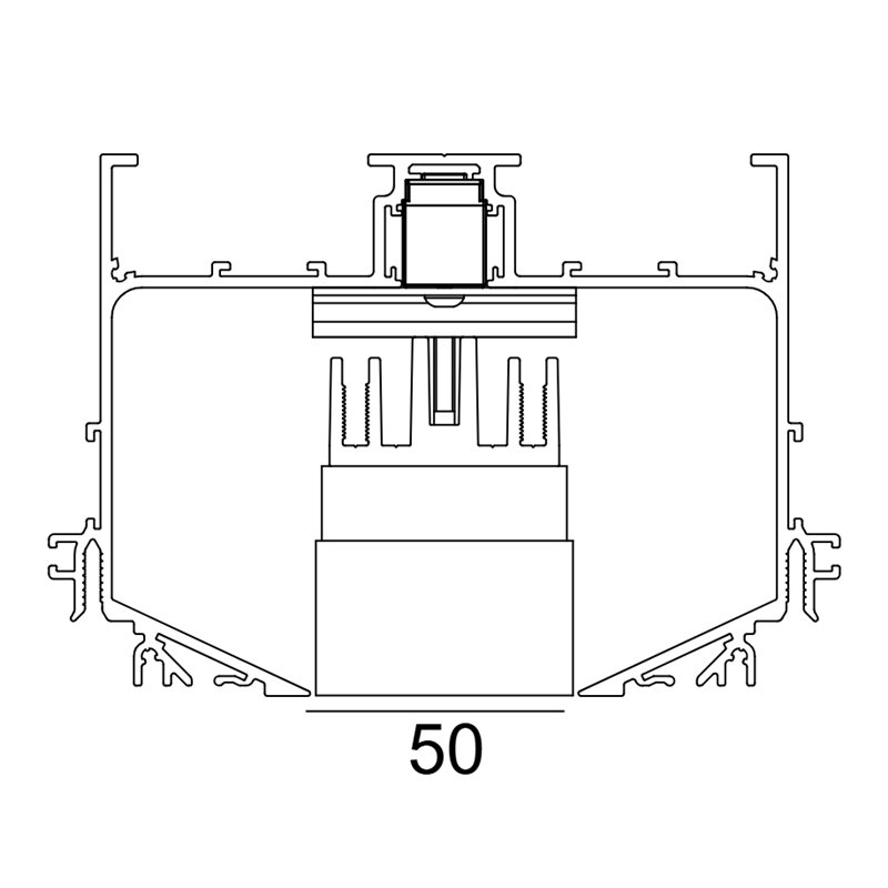 Delta Light M52 - 2 Led D MDL Schienenbeleuchtung