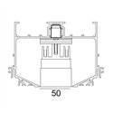 Delta Light M52 - 2 Led D DIM5 Track lighting fixture