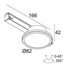 Delta Light M26L - HALOSCAN HP SOFT DIM5 Track lighting fixture