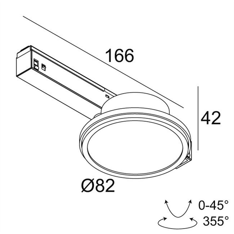 Delta Light M26L - HALOSCAN HP SOFT DIM5 Schienenbeleuchtung