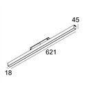 Delta Light M - Led Line He Soft 1 X 9,1W DIM5 Track lighting fixture