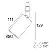 Delta Light M20/M26H - Spy Focus MP DIM5 Schienenbeleuchtung