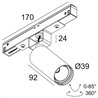 Delta Light M20/M26H - Spy 391 DIM5 Schienenbeleuchtung