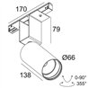 Delta Light M52 - Spy 66 DIM5 Schienenbeleuchtung