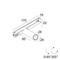 Delta Light M26L - OCTAV 27 DIM5 Track lighting fixture
